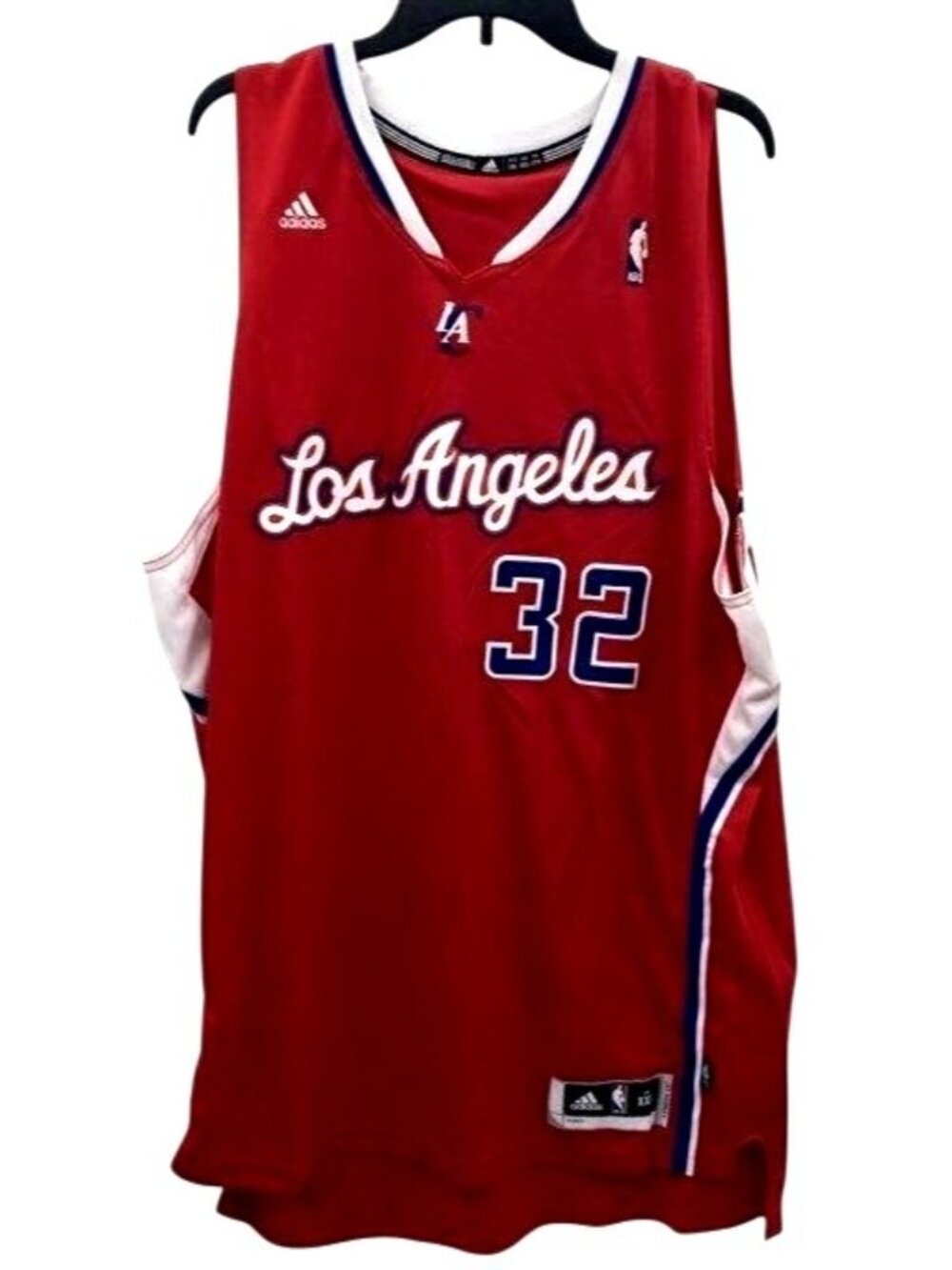 Adidas Los Angeles Clippers Blake Griffin #32 Red NBA Jersey XXL Length +2"